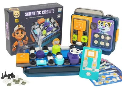 Image de KIK KX2916 : Kit d'expérimentation électronique pour enfants - Circuits scientifiques, 58 pièces