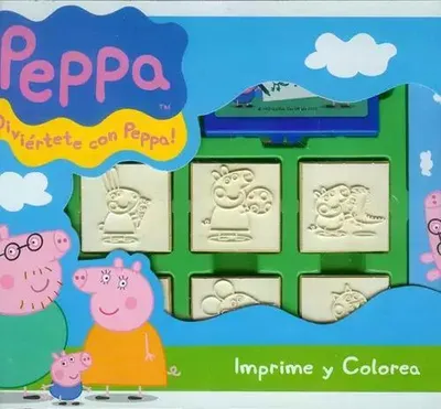 Zdjęcie produktu dla Multiprint Peppa Pig, Zestaw stempli dla dzieci, 3 lat(a), Nietoksyczne, Wielobarwny