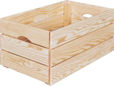 Zdjęcie produktu dla Valloni drewniane pudełko, które można układać w stosy do przechowywania 51x23x31cm naturalny.