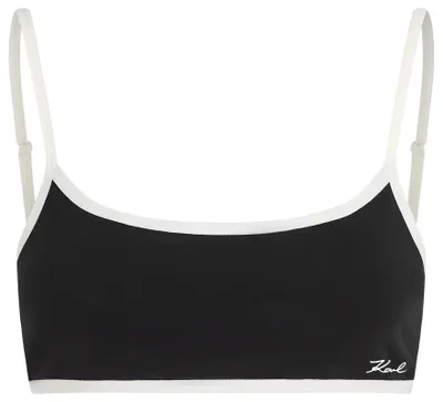 Produktbild von Karl Lagerfeld Damen Signature DNA Bandeau Schwarz L
