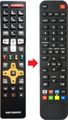 Produktbild von Fernbedienung passend für KATHREIN UFS912HDTV | UFS912SI | UFS91OSI