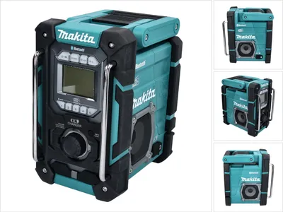 Obrázok produktu pre Makita DMR301, Cestovné, Digitálny, AM, DAB, DAB+, FM, 87,5 - 108 MHz, 174.928 - 239.200 MHz, USB Typ-A