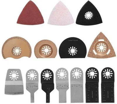 Produktbild von Sägeblätter für Oszillationssägen, 38 Stück – Multifunktionswerkzeug aus Hartmetall – Zubehör für Multifunktionswerkzeuge – Fein Worx . .