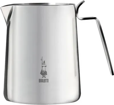 Immagine prodotto di Bialetti Milchkännchen Bricco 500 ml, Sahnekännchen, Kännchen, Edelstahl, Silber, 1807