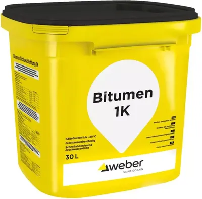 Obrázok produktu pre weber Bitumen Dickbeschichtung 1K 30l