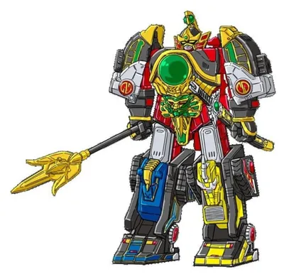 Productafbeelding van Power Rangers Thunder Megazord actiefiguur met Mega Power Sword, 28 cm