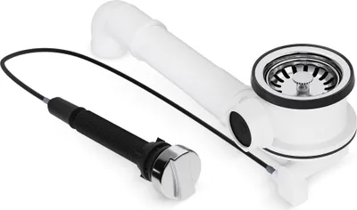 Produktbild von Siebkorb-Exzenterventil 31/2“ Ø 114mm mit Drehbetätigung Raumschaffer mit Anschluss 1“ für Überlauf