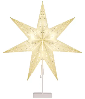 Produktbild von CASARIA® LED Weihnachtsstern mit Ständer 60 cm, KI-generiertes Bild