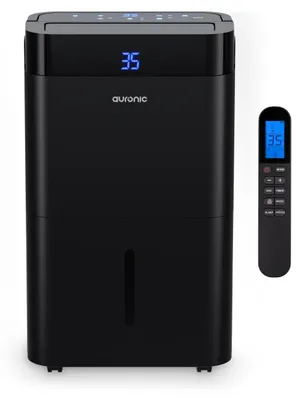 Produktbild von Auronic Luftentfeuchter und Luftreiniger - Best Plus Series - Entfeuchtet 20L pro Tag - 5L Wassertank - Schlafzimmer, Badezimmer, Wohnzimmer und Büro - Raumentfeuchter für Zuhause - Schwarz