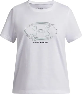 Produktbild von Under Armour Ua G Star Logo Lockertag Ss - white, Größe:M