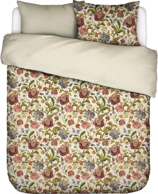 Produktbild von Essenza Bettwäsche-Garnitur Satin Roselina  Farbe Vanilla Größe 155x220+80x80