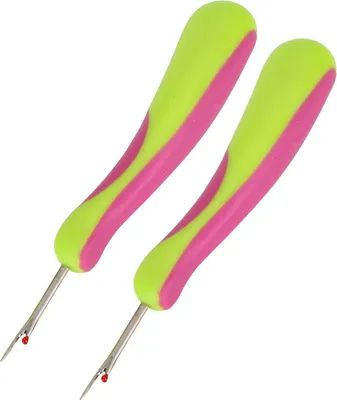 Obrázok produktu pre 2 kusy Roztrhávač švov, Praktický rezač stehov, Malý rezač nití, Nástroj na odstraňovanie stehov s ergonomickou rukoväťou na vyšívanie krížikom