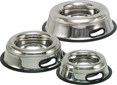 Produktbild von Nobby 79093, Hund, Edelstahl, Edelstahl, Haustier-Fütterungsschale, Einfarbig, 1,75 l