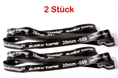 Produktbild von 2 Stück 26 Zoll Continental Felgenband Easy Tape 20-559 MTB City Trekking 8 bar Druckstabil