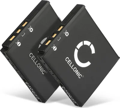 Image de CELLONIC 2x Batterie pour Appareil photo Compatible avec Kodak Easyshare M863, Easyshare M763, Easyshare M753, KLIC-7001 - (700mAh, 3.7V)
