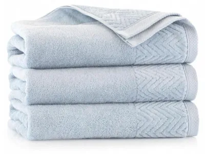 Produktbild von Handtuch - 100% Baumwolle - 450 g/m2 - 70x140 cm - Extra Saugfähig - Himmelblau - hohe Grammatur - TOSCANA