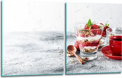 Produktbild von Herdabdeckplatten 2x40x52 Glaskeramikkochfeld 2-Teilig Glas Spritzschutz Nachtisch
