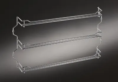 Produktbild von Naber Gewürzbord chrom 4, 3 x 8 Dosen, chrom