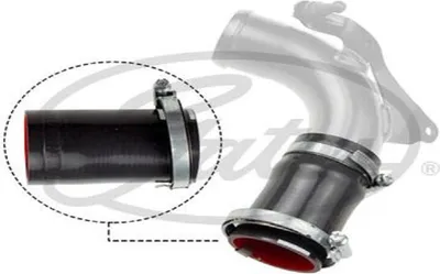 Produktbild von GATES 09-0667 Turbo Ladeluftschlauch für FORD FOCUS III Turnier FOCUS III C-Max II (DXA/CB7, DXA/CEU) Grand C-Max (DXA/CB7, DXA/CEU) für VOLVO V50