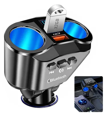 Produktbild von Zigarettenanzünder Adapter Auto 120W, 5-fach Kfz Ladegerät mit USB C PD und QC3.0 Schnellladung, 12V 24V Verteiler für Auto und LKW