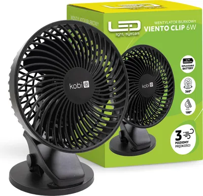 Obrázok produktu pre Stolný ventilátor VIENTO CLIP čierny