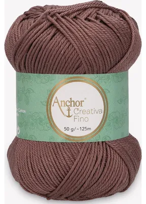 Immagine prodotto di Anchor Creativa Fino – filato in cotone mercerizzato per uncinetto (color 00161)