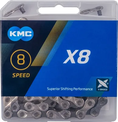 Produktbild von KMC 8 Fach Schaltungskette X8 mit 114 Glieder