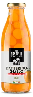 Produktbild von Gelbe Datterini in Wasser 500 gr. - Tre Fratelli