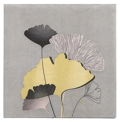 Produktbild von Papstar Servietten Golden Ginko