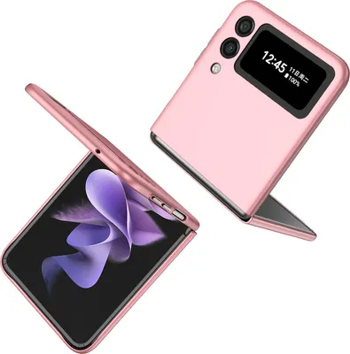 Obrázek produktu pro Samsung Z Flip3 5G Pouzdro, tenké tvrdý PC odolné proti poškrábání pouzdro pro Samsung Galaxy Z Flip 3 5G Růžový