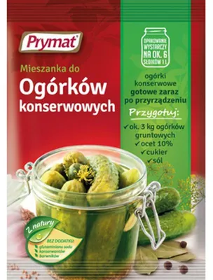 Obrázek produktu pro Prymat Przyprawa do Ogórków Konserwowych 40 g