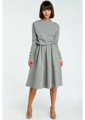 Immagine prodotto di BeWear Abito midi donna Youdon B087 grigio M