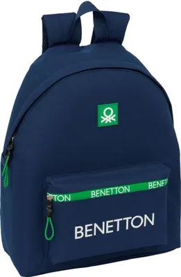 Produktbild von Schulrucksack Benetton Green Marineblau 33 x 42 x 15 cm