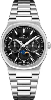 Produktbild von Appella Damen-Multifunktionsuhr mit Mondphase Appella-L32006.5114QF