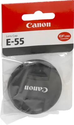 Produktbild von Canon E-55 Objektivdeckel, Schwarz, Digitalkamera, Canon EOS-M, 5,5 cm