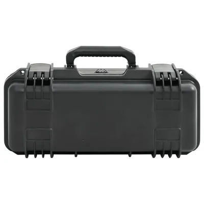 Immagine prodotto di vidaXL Valigia per viaggi aerei portatile nera 46,5x21,5x17,5 cm PP