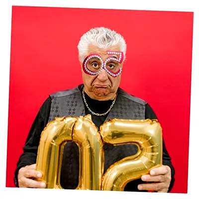 Produktbild von Geburtstagsbrille 50 Jahre mit Strasssteinen aus Kunststoff für Jubiläumsfeiern und Fotoboxen