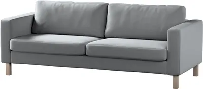 Produktbild von Dekoria Bezug für Karlstad Schlafsofa, dunklegrau, Bezug für Karlstad 3-Sitzer ausklappbar