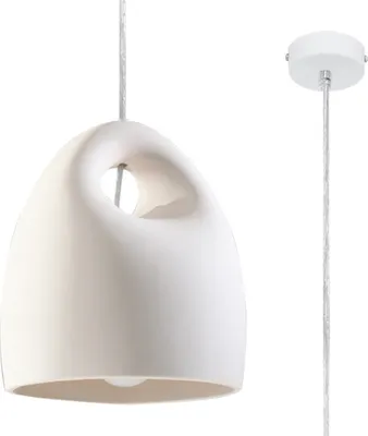 Image de Lampe pendante en céramique BUKANO 1xE27 15W céramique 126x25x25cm Sollux Lighting