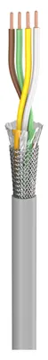 Produktbild von Steuerleitung SC-Control Flex; 4 x0,50 mm²; PVC, flammwidrig, Ø 6,30 mm; grau; Eca
