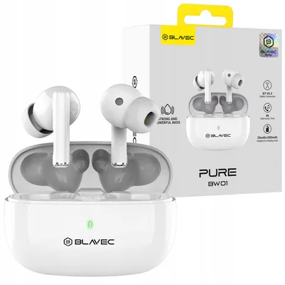 Productafbeelding van BLAVEC Słuchawki Bezprzewodowe Dokanałowe TWS Bluetooth Z Mikrofonem USB-C