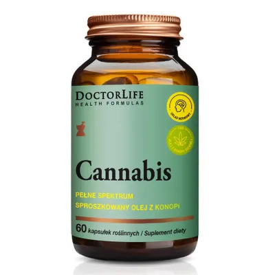 Obrázok produktu pre Doctor Life Cannabis 450mg, 60 kapsułek