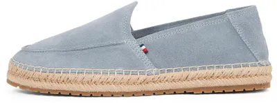 Productafbeelding van Tommy Hilfiger heren espadrilles, model Flex Loafer met logo, grijs (Overcast Grey), maat 40