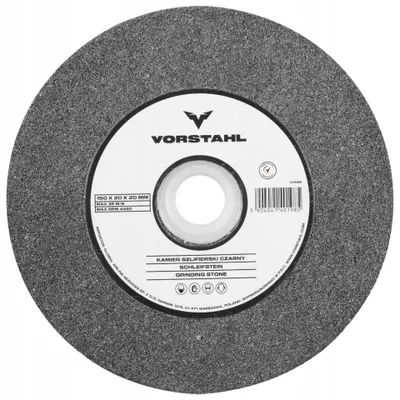 Produktbild von Vorstahl Schleifstein Schwarz P60 150x20x20mm für Tischschleifer