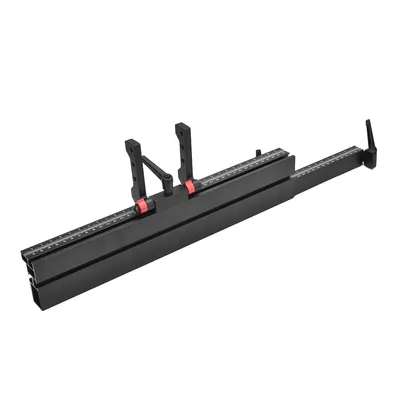 Produktbild von Teleskop-Gehrungssägezaun, verstellbare Größe 407-760mm, Aluminiumlegierungskonstruktion