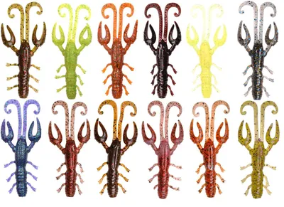 Produktbild von Spro Scent Series 9cm 5g Insta Craw - 5 Gummikrebse, Farbe:Blueberry