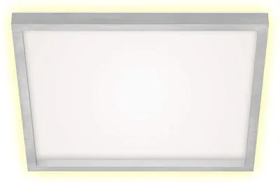 Zdjęcie produktu dla Lampa sufitowa LED, aluminium, srebrna, podświetlenie, 3000 lm