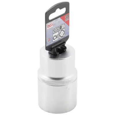 Immagine prodotto di BGS Chiave a bussola esagonale a trasmissione profonda con attacco quadro 12,5 mm (1/2") SW 38 mm - 9846