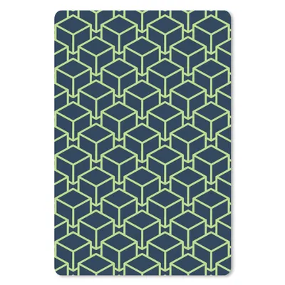 Produktbild von MuchoWow® Mauspad Mousepad Muster - Würfel - 3D 40x60 cm - Mousepads - Maus Mat - Pad - Mausunterlage - Schreibtisch Accesoire