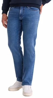 Produktbild von HERO by John Medoox DENVER Herren 5-Pocket-Jeans Straight Fit W36 / L34 mid blue